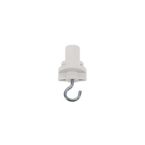 SLV 3-fasen adapter met haak voor S-TRACK 3-fasen rail, verkeerswit - Slv 1001393 1 h rgb - 20023147