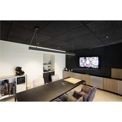 SLV gelnos profielhanglamp led 3000k zwart 2m 85w - Slv 1001406 a6 rgb - 11005389