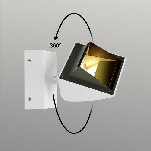 SLV MERADO FLOOD WL, led indoor wandopbouwlamp, wit, 3000K, 40&deg; - Slv 1001468 d1 rgb - 20023168