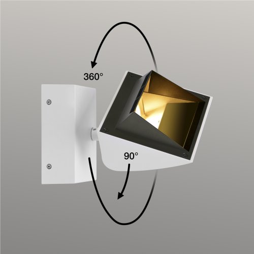 SLV MERADO FLOOD WL, led indoor wandopbouwlamp, wit, 4000K, 40&deg; - Slv 1001472 d1 rgb - 20023169