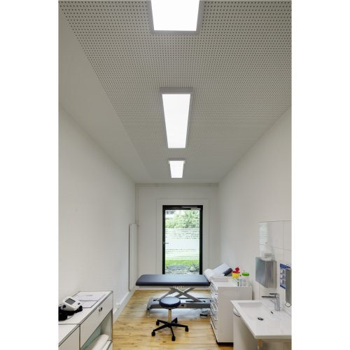 SLV PANEL 1200x300mm led indoor plafondopbouwlamp, 4000K, zilvergrijs - Slv 1001509 a4 rgb - 20023182