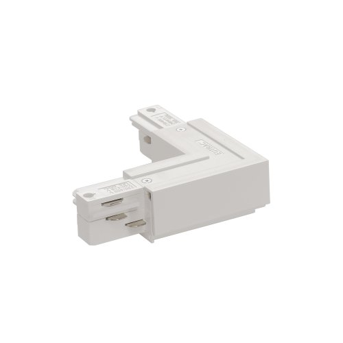 SLV EUTRAC L-verbinder met voedingsmogelijkheid, aarde buiten, verkeerswit - Slv 1001520 1 h rgb - 20023193