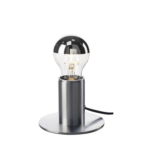 SLV FITU TL, indoor tafellamp, geborsteld aluminium, E27, max. 10W - Slv 1001678 3 rgb - 20023214