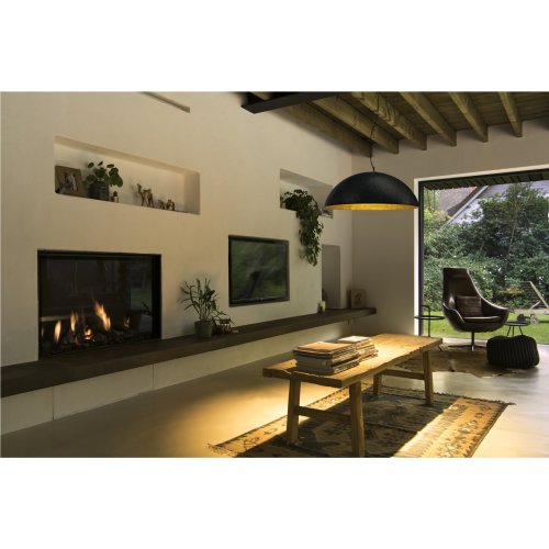 SLV FORCHINI 70 PD, indoor hanglamp, zwart/goud, E27, max. 40W - Slv 1001701 a1 h rgb - 20023215