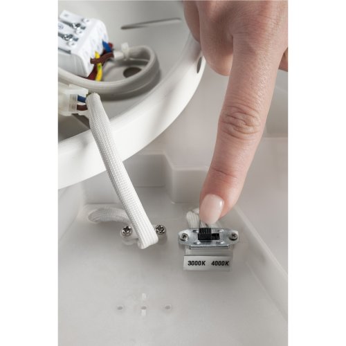 SLV MEDO 40 CW AMBIENT, led indoor wand- en plafondopbouwlamp, TRIAC, wit, - Slv 1001884 d2 rgb - 20023250