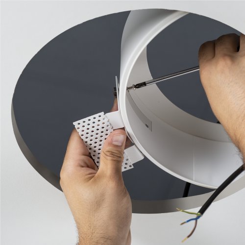 SLV MEDO 30 EL, led indoor plafondinbouwlamp, zonder rand, wit, 3000/4000K - Slv 1001901 d3 rgb - 20023267
