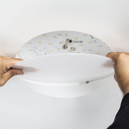 SLV MEDO 30 EL, led indoor plafondinbouwlamp, zonder rand, wit, 3000/4000K - Slv 1001901 d9 rgb - 20023267