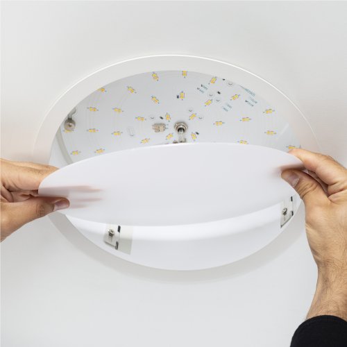 SLV MEDO 30 EL, led indoor plafondinbouwlamp, met rand, wit, 3000/4000K - Slv 1001905 d9 rgb - 20023271