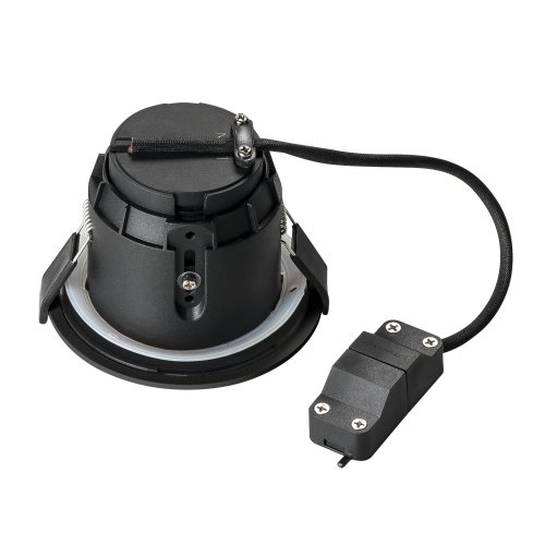 SLV VARU QPAR51 DL, plafondinbouwarmatuur voor buiten, zwart, IP20/65 - Slv 1001930 2 rgb - 20023276