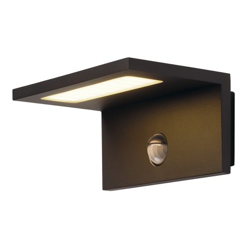 SLV ANGOLUX SENSOR WL, led outdoor wandopbouwlamp, IP54, antraciet, 3000K - Slv 1001969 1 h rgb - 20023288