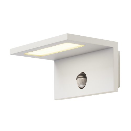 SLV LED SENSOR WL, led outdoor wandopbouwlamp, IP54, wit, 3000K - Slv 1001970 1 h rgb - 20023289
