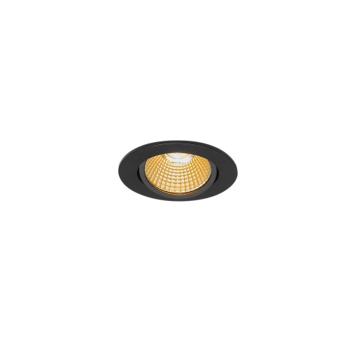 SLV NEW TRIA rond, led indoor plafondinbouwlamp, zwart, 1800-3000K, 7,2W - Slv 1001978 3 rgb - 20023290
