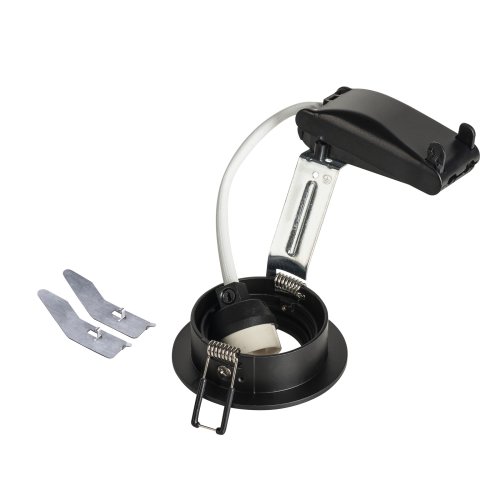 SLV NEW TRIA 68 rond, indoor plafondinbouwlamp, QPAR51, zwart, 50W - Slv 1001980 2 rgb - 20023291