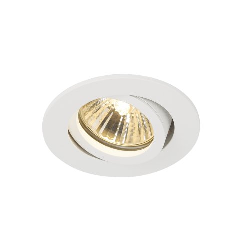 SLV NEW TRIA 68 rond, indoor plafondinbouwlamp, QPAR51, wit, 50W - Slv 1001981 1 h rgb - 8824029