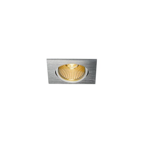 SLV NEW TRIA vierkant, led indoor plafondinbouwlamp, geborsteld alu, 1800- - Slv 1001993 3 rgb - 20023298