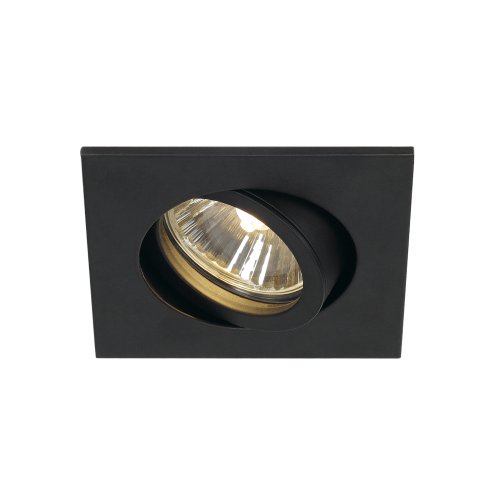 SLV NEW TRIA 68 square, indoor plafondinbouwlamp, QPAR51, zwart, 50W - Slv 1001994 1 h rgb - 8824030