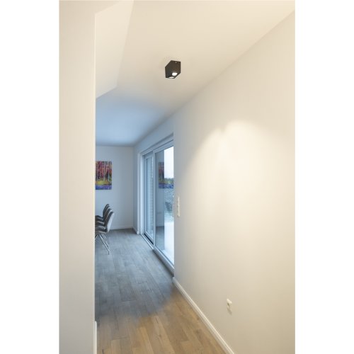 SLV TRILEDO Double, led indoor plafondopbouwlamp, zwart, 3000K, 16W - Slv 1002003 a1 rgb - 20023306