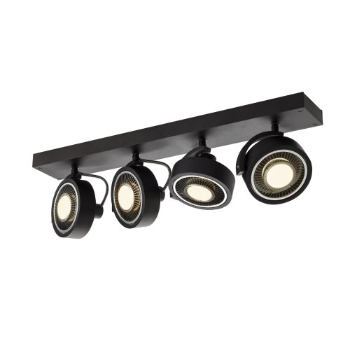 SLV KALU CW, indoor wand- en plafondopbouwlamp, quad, QPAR111, zwart, 4x75 - Slv 1002023 2 rgb - 20023320