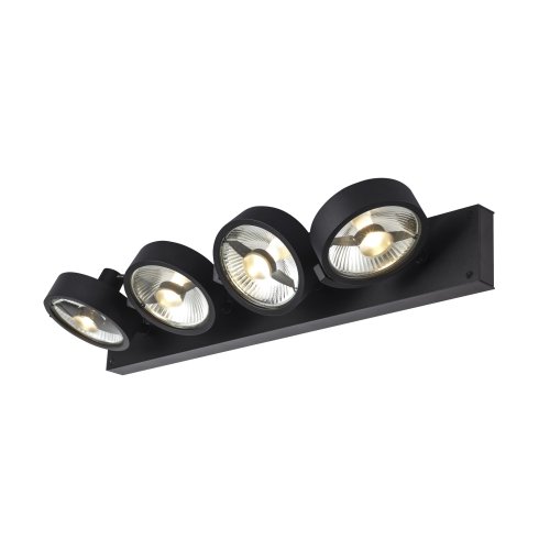 SLV KALU CW, indoor wand- en plafondopbouwlamp, quad, QPAR111, zwart, 4x75 - Slv 1002023 3 rgb - 20023320