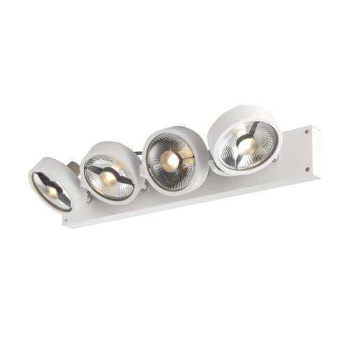 SLV KALU CW, indoor wand- en plafondopbouwlamp, quad, QPAR111, wit, 4x75W - Slv 1002024 3 rgb - 20023321