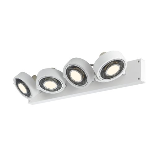 SLV KALU CW, indoor wand- en plafondopbouwlamp, quad, QPAR111, wit, 4x75W - Slv 1002024 4 rgb - 20023321