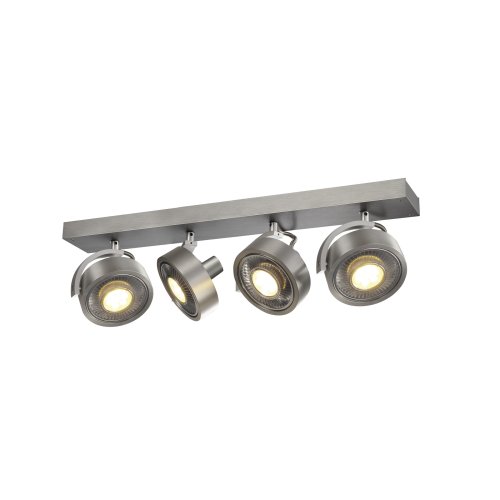 SLV KALU CW, indoor wand- en plafondopbouwlamp, quad, QPAR111, alu geborst - Slv 1002025 2 rgb - 20023322