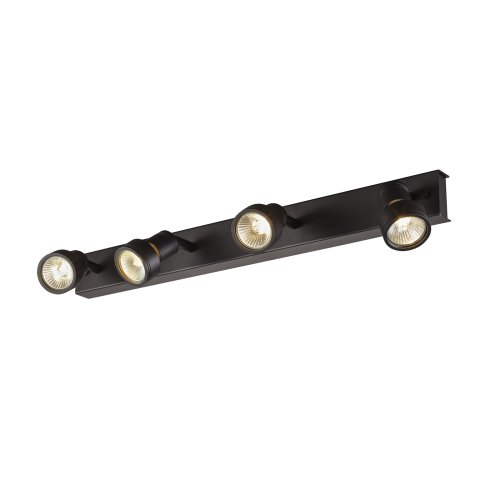 SLV puri quad wandlamp zwart 4xgu10 1002029 - Slv 1002029 3 rgb - 8824010