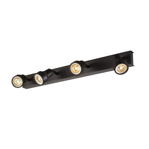 SLV puri quad wandlamp zwart 4xgu10 1002029 - Slv 1002029 4 rgb - 8824010