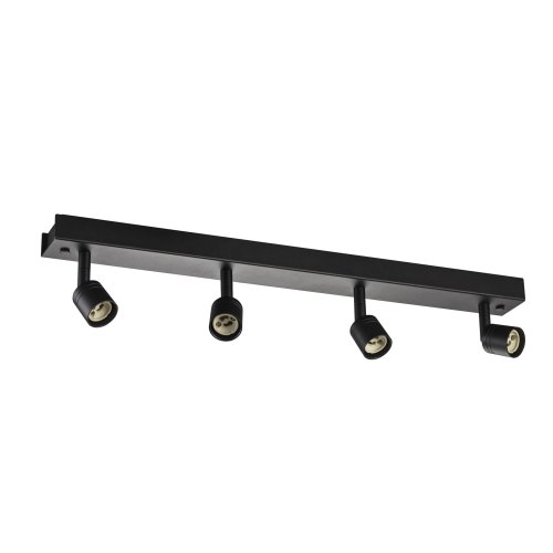 SLV puri quad wandlamp zwart 4xgu10 1002029 - Slv 1002029 5 rgb - 8824010