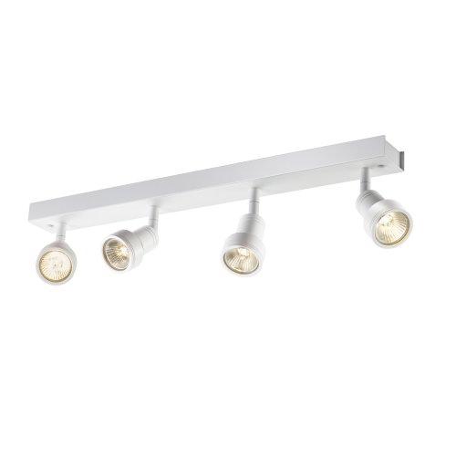 SLV PURI CW, indoor wand- en plafondopbouwlamp, quad, QPAR51, wit, 4x50W - Slv 1002030 1 h rgb - 20023324