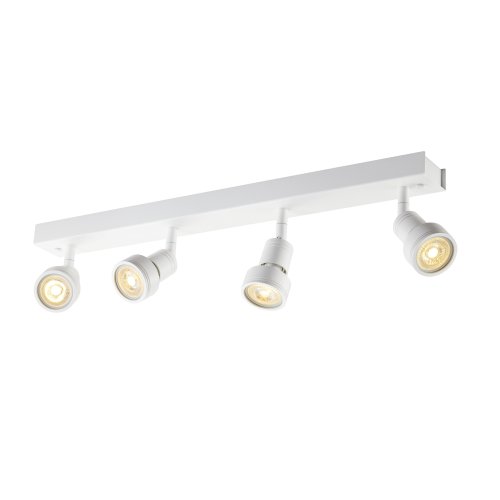 SLV PURI CW, indoor wand- en plafondopbouwlamp, quad, QPAR51, wit, 4x50W - Slv 1002030 2 rgb - 20023324