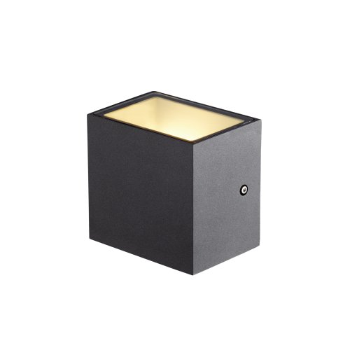 SLV SITRA CUBE WL, led outdoor wand- en plafondopbouwlamp, antraciet, IP65 - Slv 1002032 3 rgb - 20023325