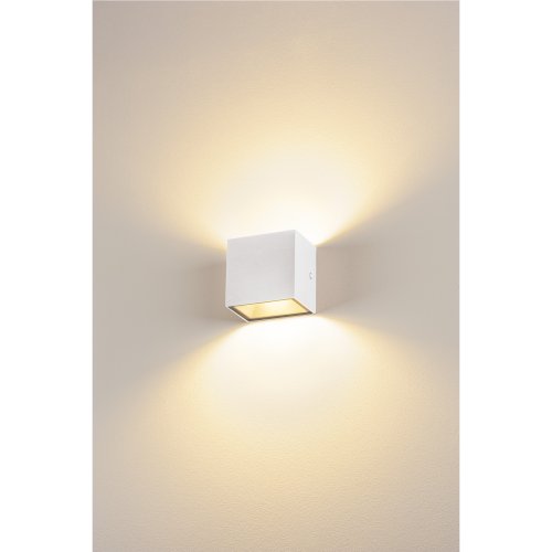 SLV SITRA CUBE WL, led outdoor wand- en plafondopbouwlamp, wit, IP65, 3000 - Slv 1002033 ma1 rgb - 20023326