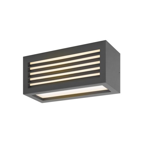 SLV Box L wand en plafondopbouwlamp antraciet IP44 3000K 19w - Slv 1002035 1 h rgb - 11007118