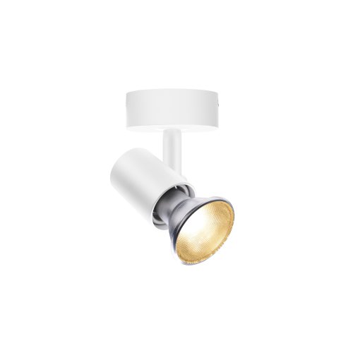 SLV SPOT E27, CW, indoor wand- en plafondopbouwlamp, wit, max. 75W - Slv 1002073 1 h rgb - 20023332