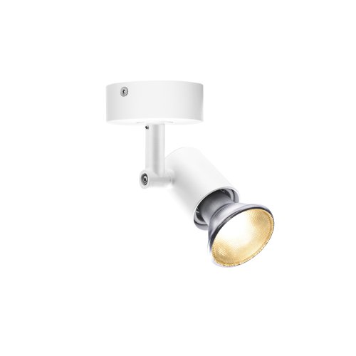 SLV SPOT E27, CW, indoor wand- en plafondopbouwlamp, wit, max. 75W - Slv 1002073 2 rgb - 20023332