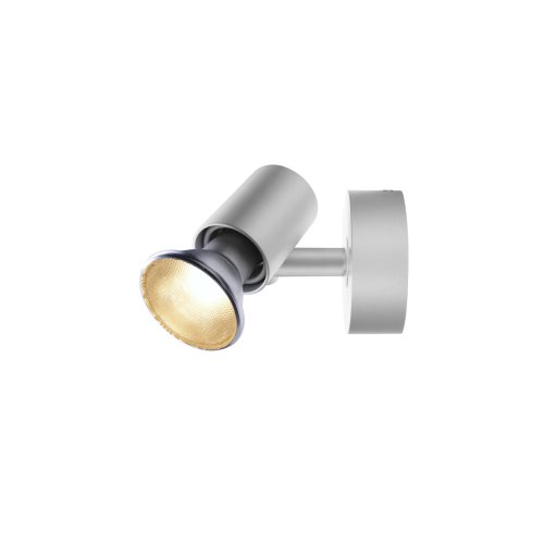SLV SPOT E27, CW, indoor wand- en plafondopbouwlamp, zilvergrijs, max. 75W - Slv 1002074 3 rgb - 20023333