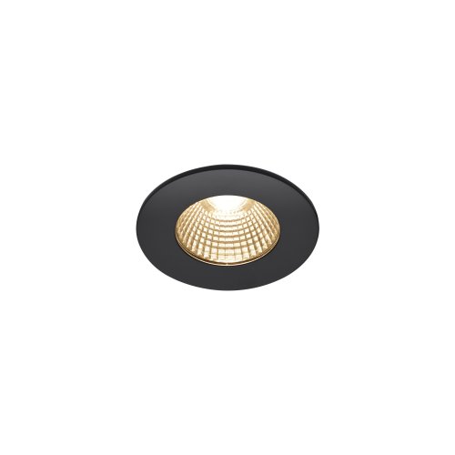 SLV patta-i inb. arm. rond zwart 1xled 1800-3000k 1002098 - Slv 1002098 1 h rgb - 8824022