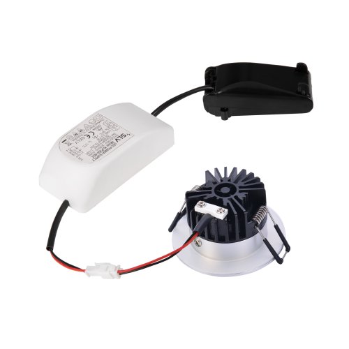 SLV PATTA-I, led plafondinbouwarmatuur voor buiten, rond, DL, IP65, zilver - Slv 1002100 4 rgb - 20023340