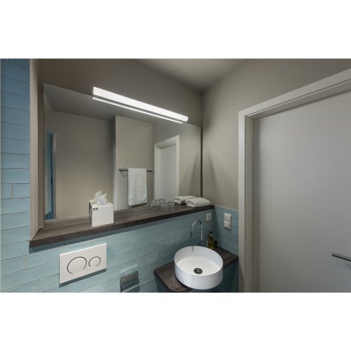 SLV MARYLIN, wandopbouwarmatuur voor binnen, led, chroom, IP44, 3000K, 21W - Slv 1002192 a1 h rgb - 20023367