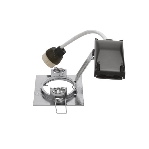 SLV PIKA QPAR51, vierkant, indoor plafondinbouwlamp, chroom, vast, max. 50 - Slv 1002205 2 rgb - 20023370