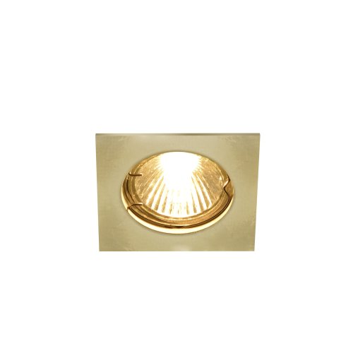 SLV PIKA QPAR51, vierkant, indoor plafondinbouwlamp, messing, vast, max 50 - Slv 1002206 1 h rgb - 20023371