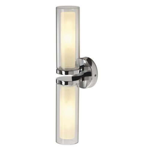 SLV WL 106, wandarmatuur, dubbel glas, chroom, 2xE14 - Slv 1002229 1 h rgb - 20023380
