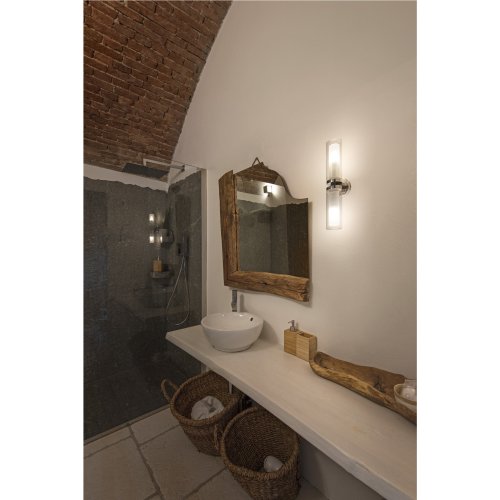 SLV WL 106, wandarmatuur, dubbel glas, chroom, 2xE14 - Slv 1002229 a1 h rgb - 20023380