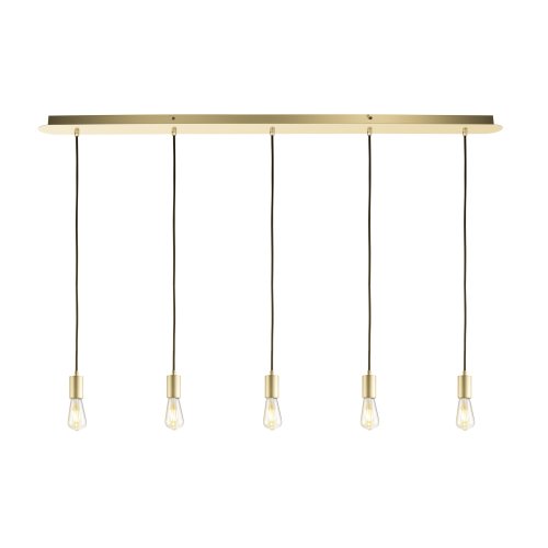 SLV FITU vijfvoudige rozet lang, soft gold - Slv 1002265 3 rgb - 20023386