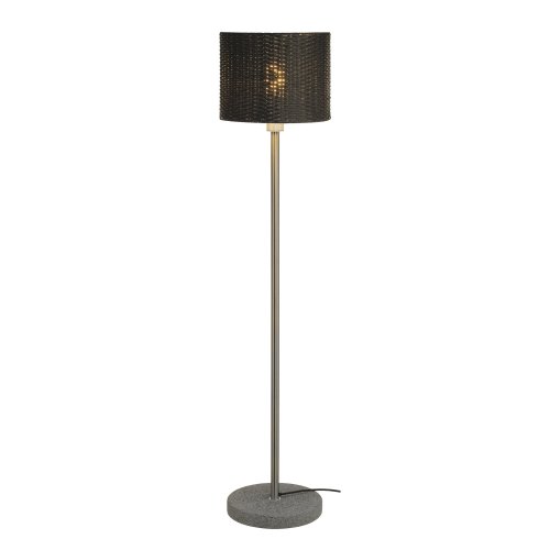 SLV ADEGAN MANILA SL staande lamp, PE rotan antraciet + SST 304 + graniet  - Slv 1002494 2 rgb - 20023397