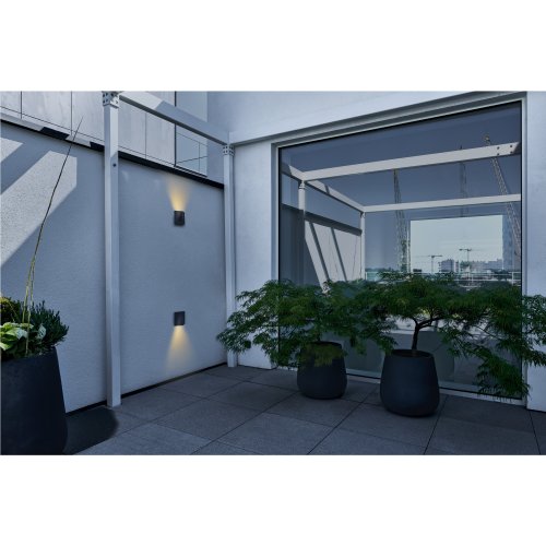 SLV VILUA S WL Wandopbouwarmatuur voor buiten, antraciet, 3000K IP54 100&deg;  - Slv 1002503 a1 rgb - 20023398