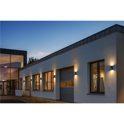 SLV vilua wandarmatuur buiten 2xled 3000k antraciet 1002505 - Slv 1002505 a4 h rgb - 11003405