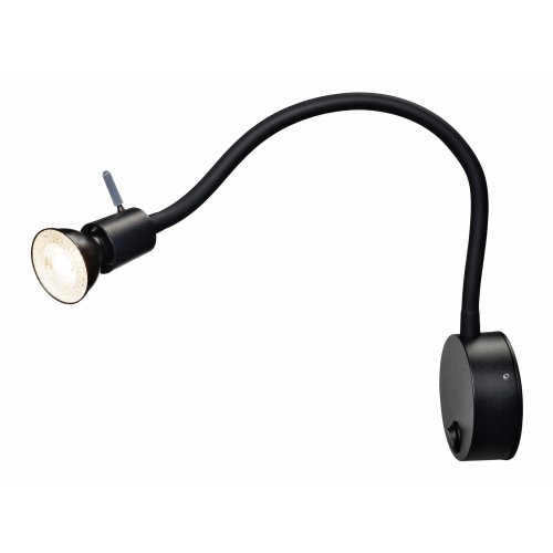 SLV DIO FLEX PLATE QPAR51 WL, wandopbouwarmatuur voor binnen, zwart - Slv 1002608 1 h rgb - 20023415