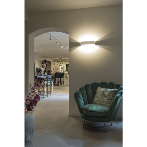 SLV LOGS IN L Indoor LED wandopbouwarmatuur wit 3000K TRIAC dimbaar - Slv 1002843 a1 h rgb - 20023468